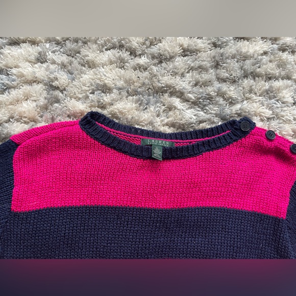 Striped Lauren by Ralph Lauren Crew Sweater - Picture 7 of 8